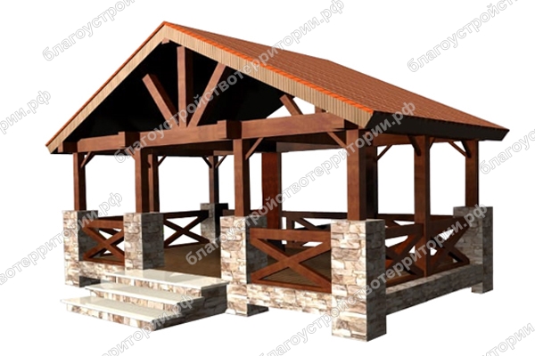 Беседки деревянные